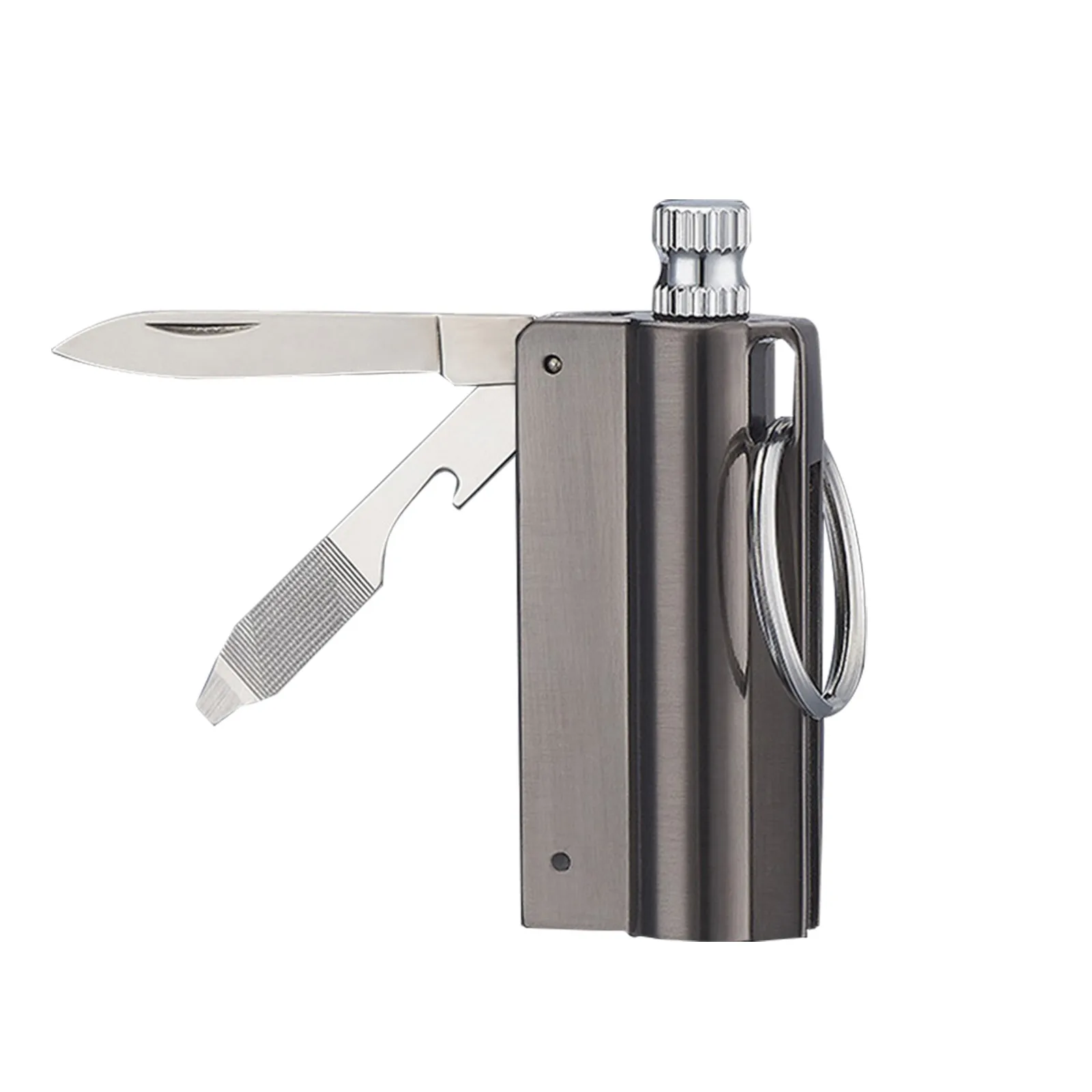 

Наружный водонепроницаемый портативный брелок-зажигалка с хлопковым сердечником