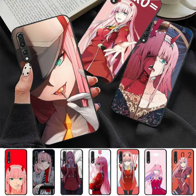 

Zero Two Darling in the FranXX Anime Phone Case for Huawei P30 40 20 10 8 9 lite pro plus Psmart2019