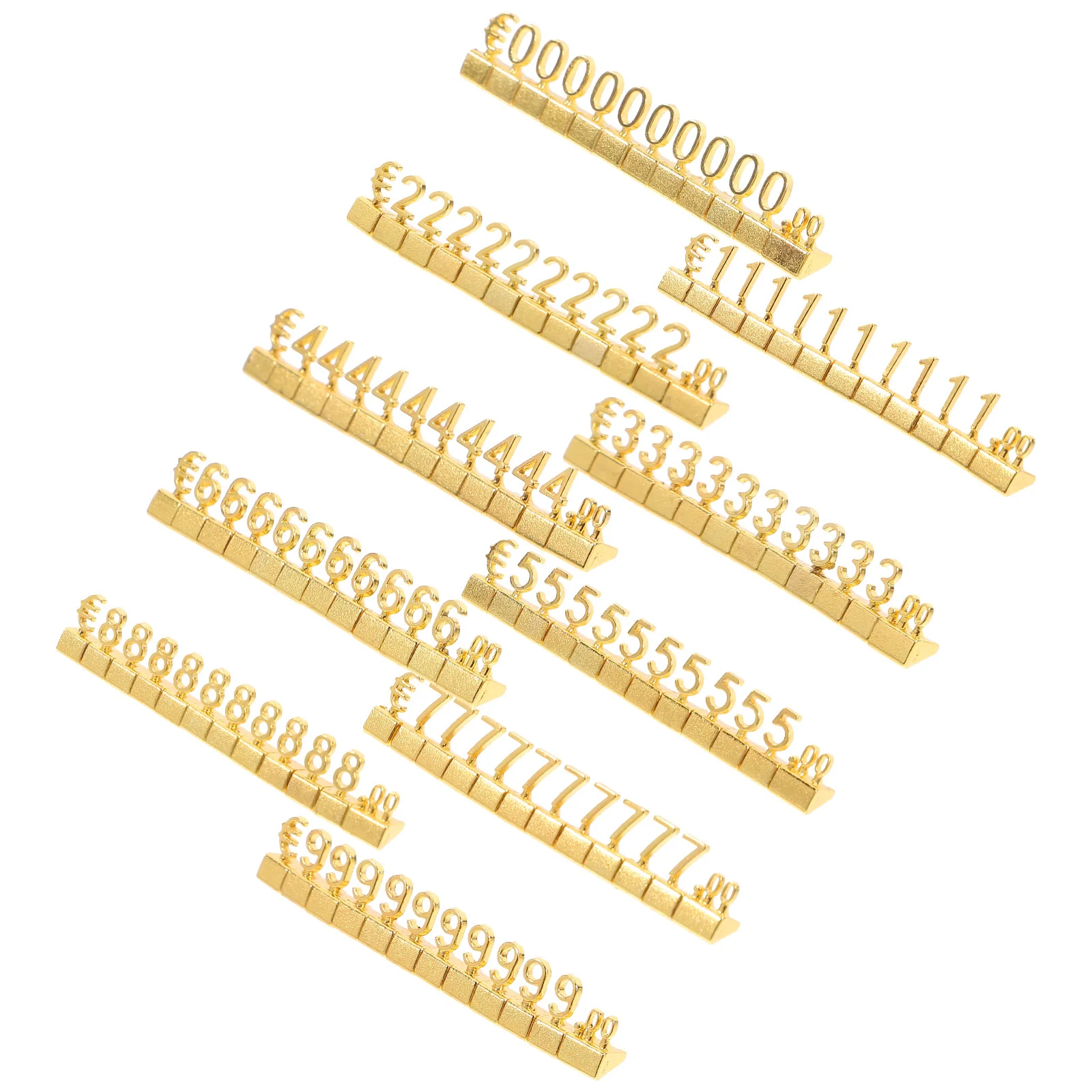 10 шт. ценовые этикетки металлические ценники дисплей кубический блок держатель