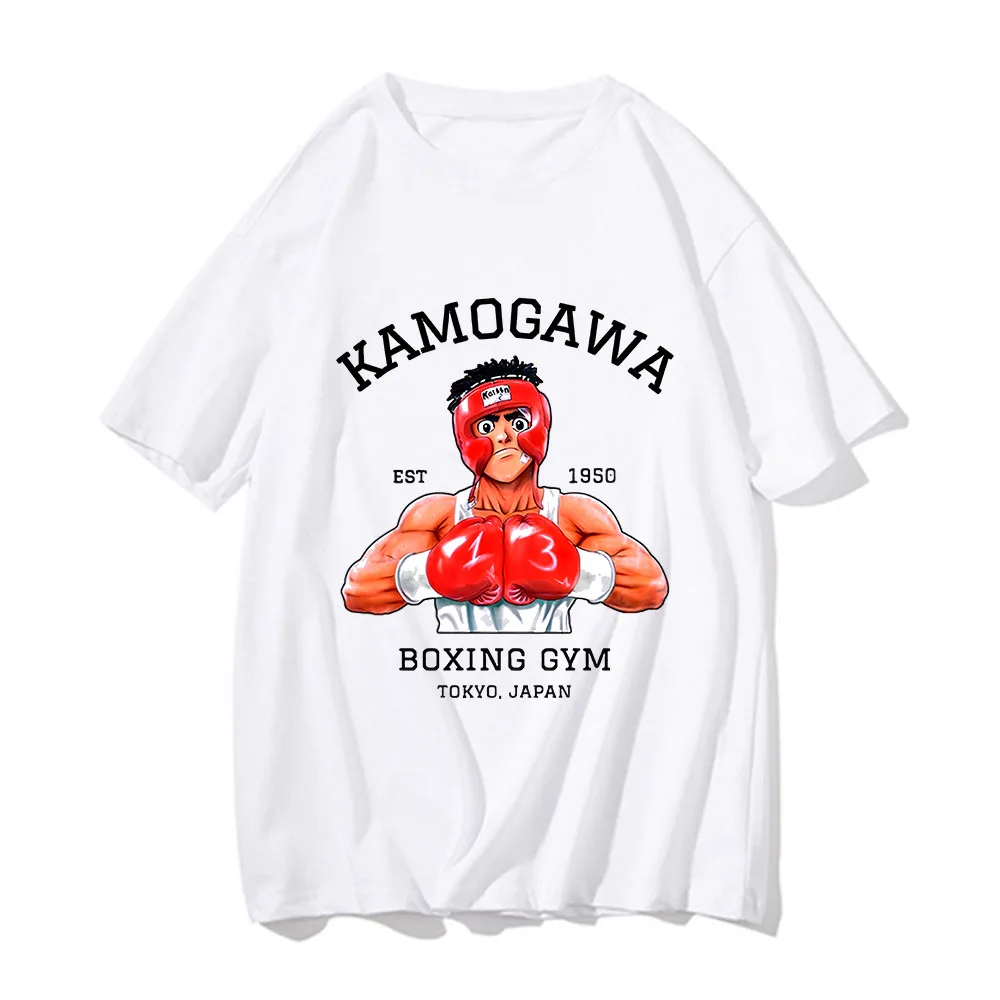 

Boxing Hajime No Ippo Motion Righteous Ardour T-shirts MEN Aesthetic Tshirts 100% Cotton Tees Handsome Sense of Design Harajuku