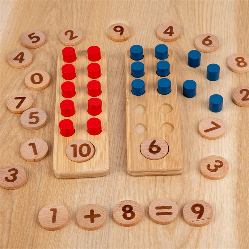 

Montessori Materials Number Counting Learning Eudcation Educational Toys For Children Classroom Supplies Teaching Aid D86Y