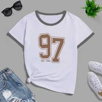 new 2022 women t shirt cotton 97 graphic tee o neck short sleeve tops ladies summer casual loose pullover fashion female t shirt