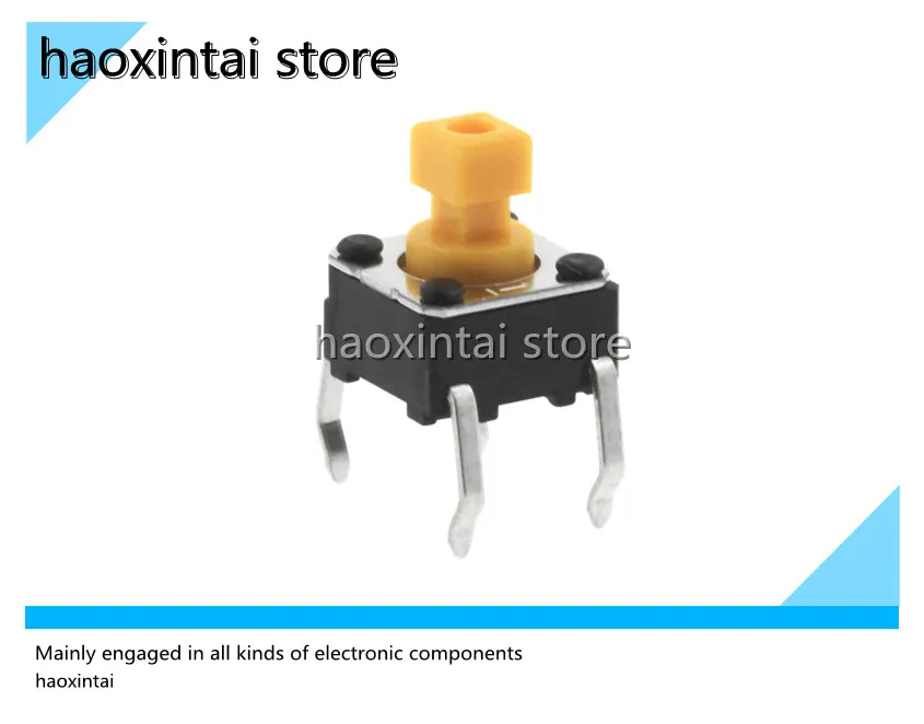 

20 шт., оригинальная кнопка сенсорного выключателя 1052 дюйма, четыре фута, 6x6x мм