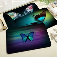 butterfly long rugs washable non slip living room sofa chairs area mat kitchen doormat area rug
