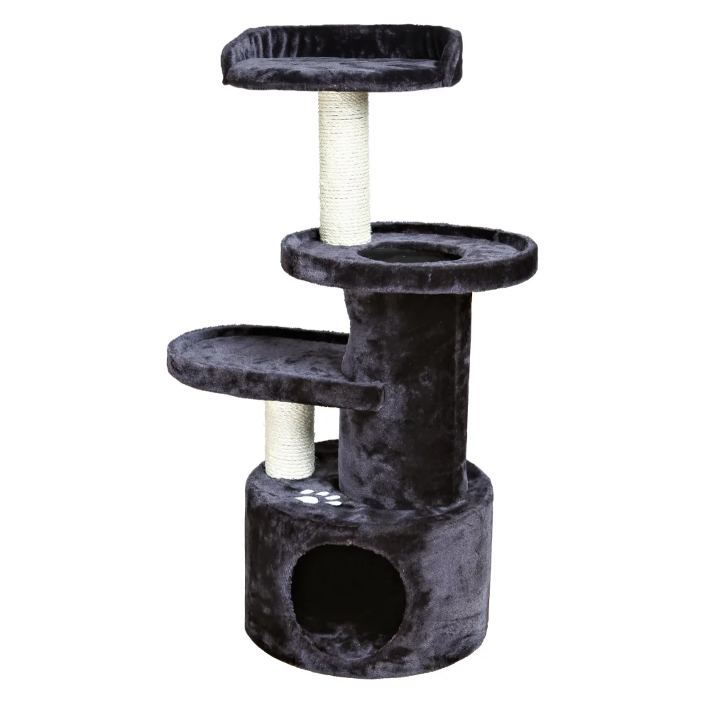 

Plush & Sisal 3-Level 41.3" Cat Tree with Scratching Posts & Condo, Cat Climbing Frame,So That Cats Can Play Happily At Home
