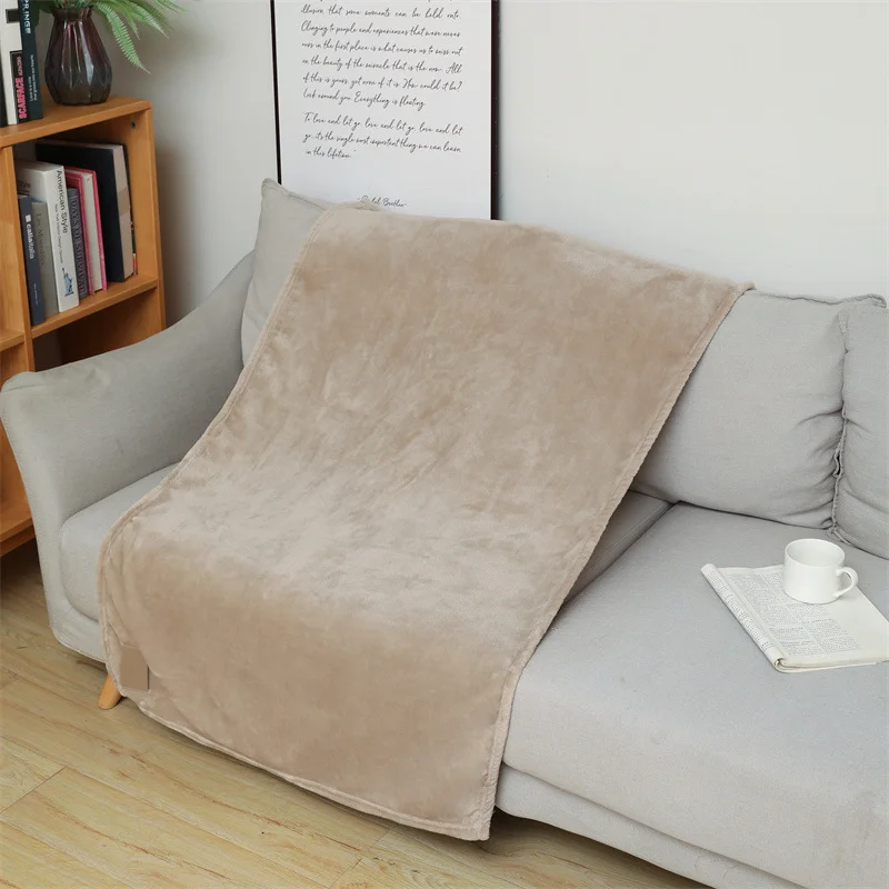 

Blanket Flannel Thickened Air-conditioning Nap Throws Coral Fleece Lunch Break High-end Warm Winter Blanket Sofa Cover Quilt