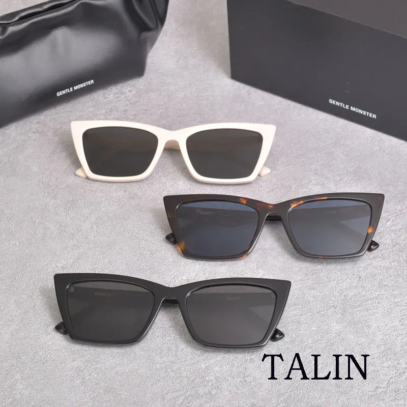 

2021 New GM High Quality Korean Brand Cat Eye Sunglasses GENTLE TALIN Women Men Aceate Sun Glasses With Original Packing