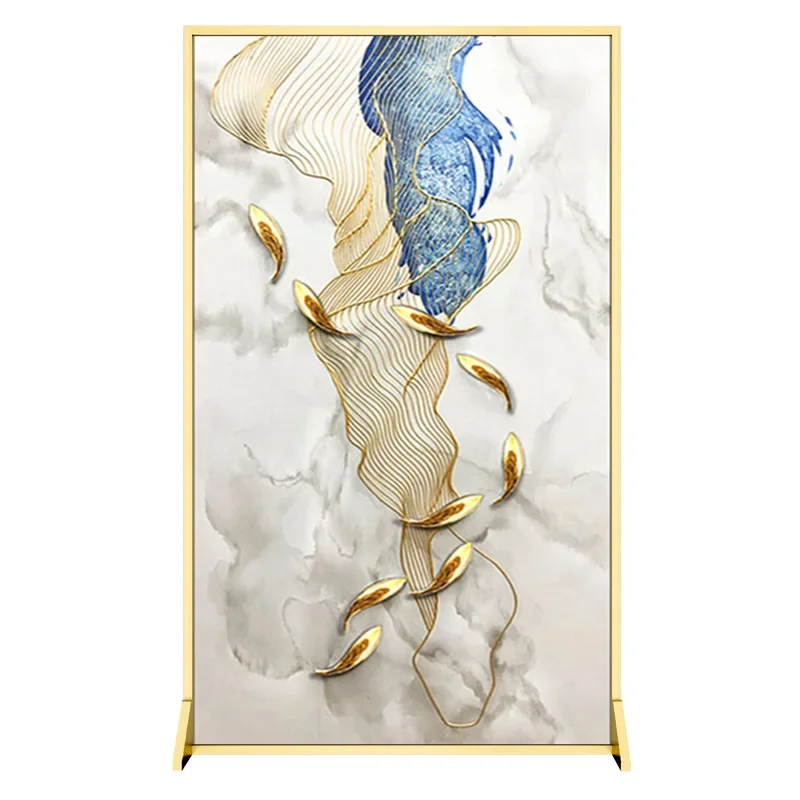 Алюминиевый сплав современный вход роскошный стиль перегородка экраны для