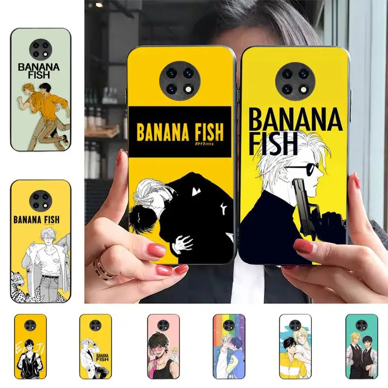 

Banana Fish Phone Case For Redmi 9 5 S2 K30pro Silicone Fundas for Redmi 8 7 7A note 5 5A Capa
