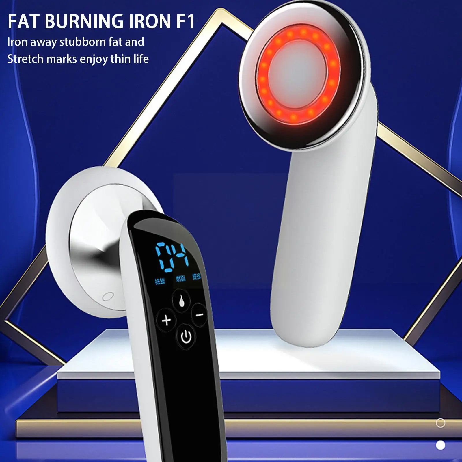 

Stimulate Body Slimming Massager Ultrasonic Cellulite Weight Loss Anti Galvanic Cellulite Infrared Remover Lipo Fat I9y8