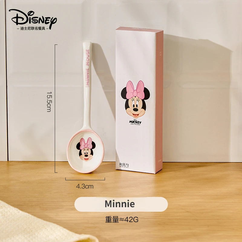 Новая высококлассная керамическая ложка для супа Disney милая риса мультяшная с