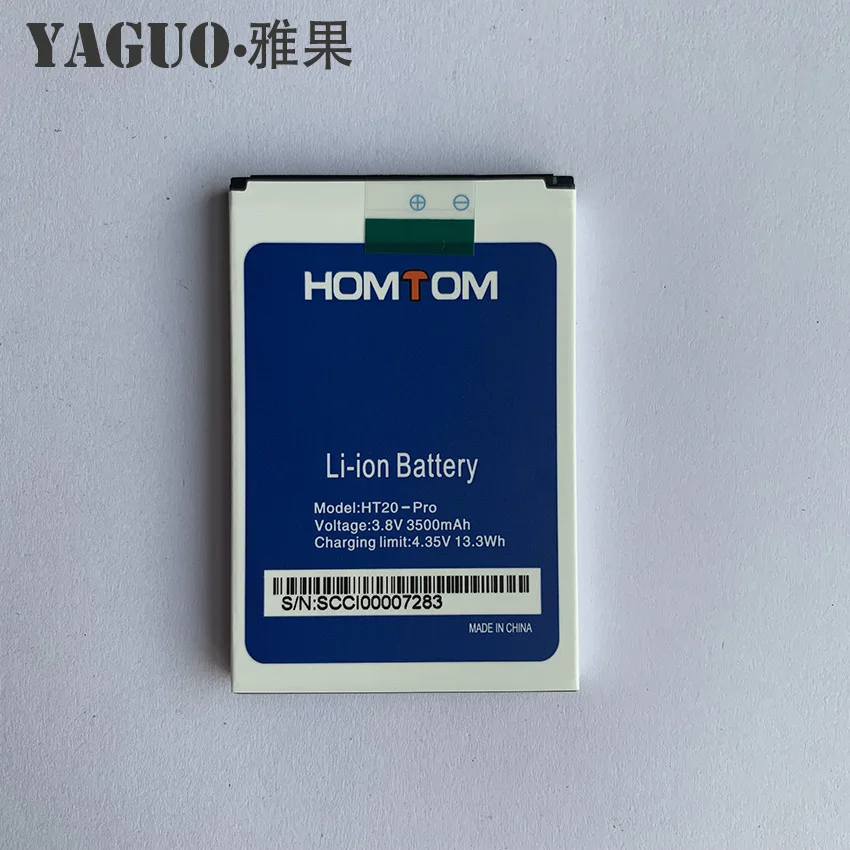 HOMTOM HT20 Battery 100% Original Large Capacity 3500mAh Backup Batteries Replacement For Pro HT20-Pro Smart Phone |