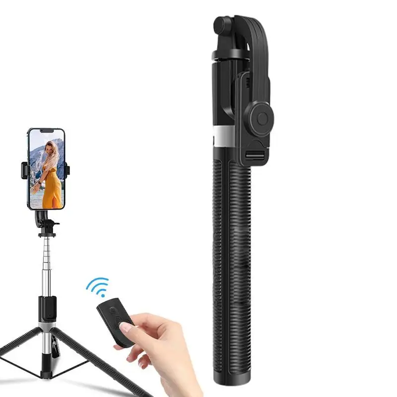 

Cell Phone Tripod 67 Inch Travel Tripod Selfie Stick Tripod With Wireless Remote Extendable Phone Stand Tripod For All Phones