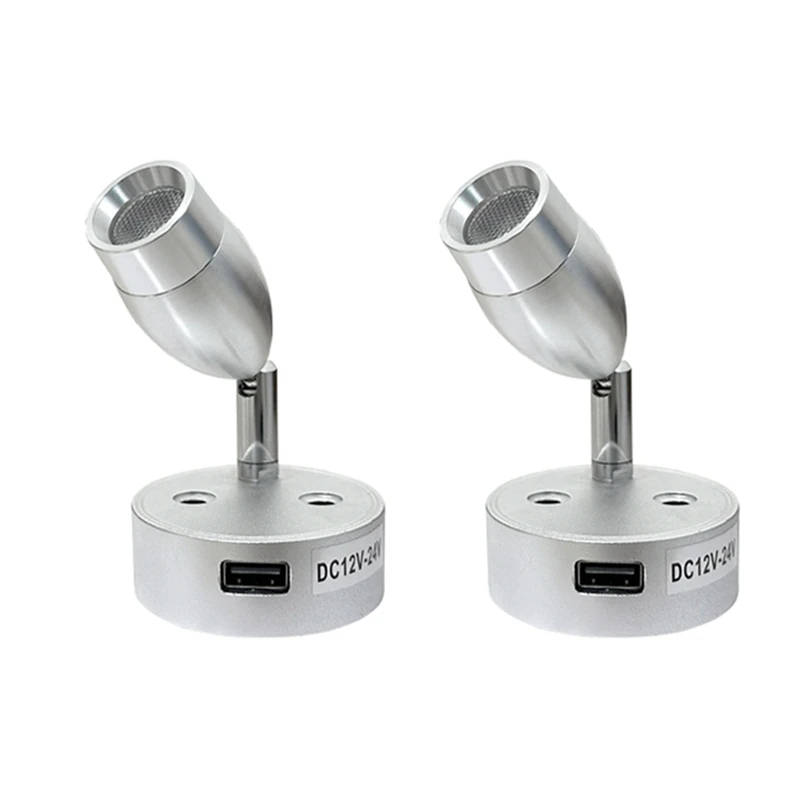 USB фонари для автофургона внутренняя лампа чтения светодиодная прикроватная 3 Вт