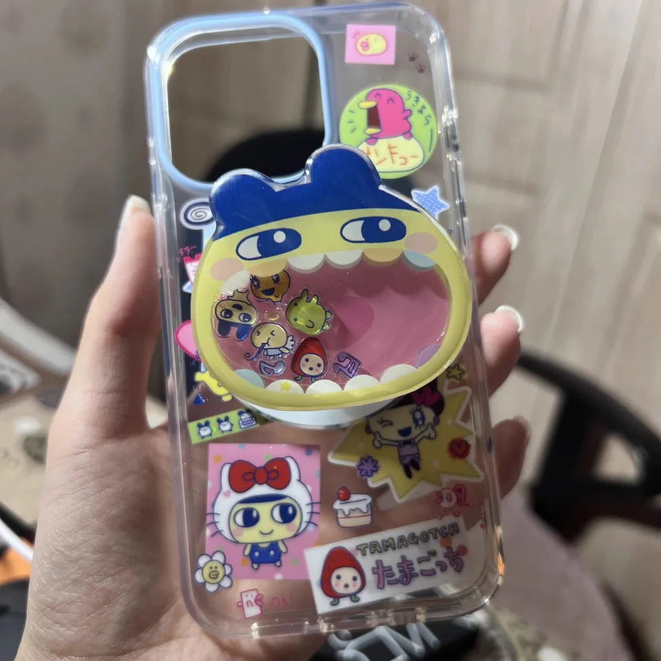 Фото Новый чехол-подставка Tamagotchi 2026 года, совместимый с iPhone 16 Pro, чехол для Apple 15, чехол для 14 (одинарный), Apple 15 Pro Max №5
