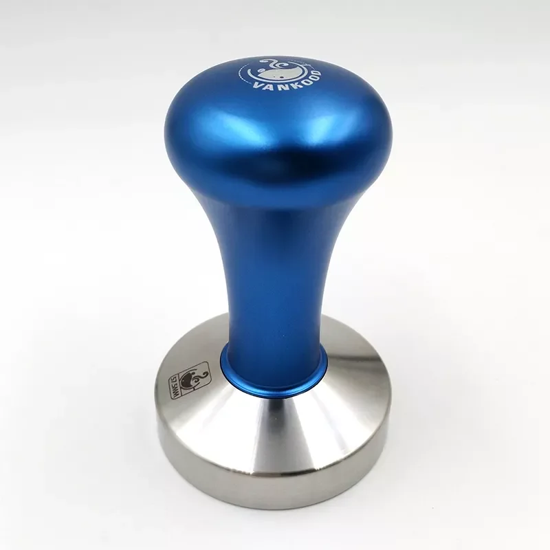 

Espresso Coffee Tamper Blue Coffee Tamper Machine Press Flat Base Barista Accessories 51mm 57.5mm 58mm