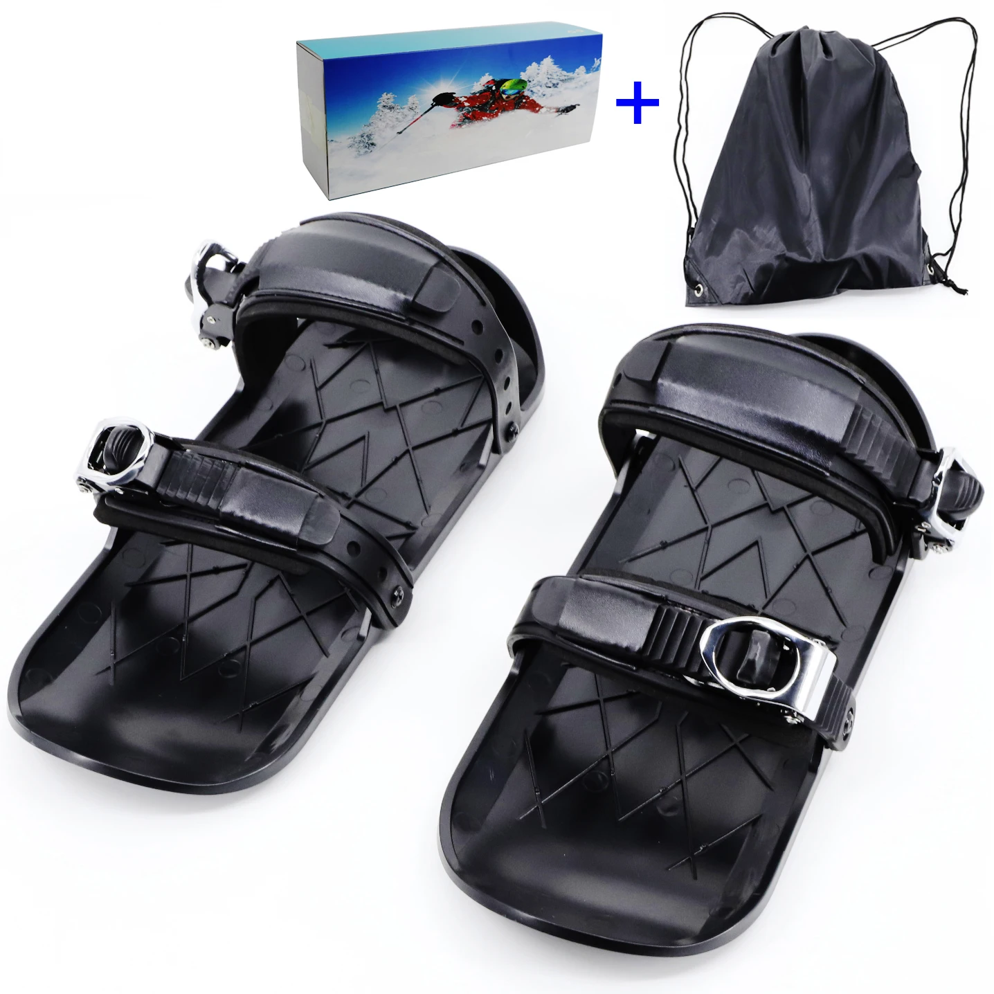 Mini Ski Boots Fijaciones Snowboard Ski Version High Quality Sliding Plastic Shoes On Ice Cross-country Skis Adults