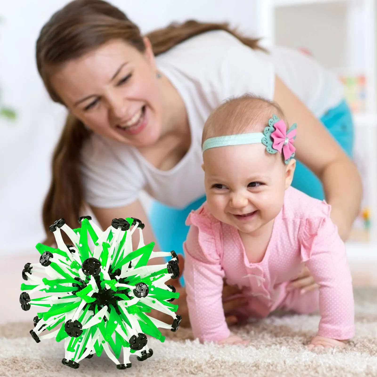 

Expanding Magic Ball Toy Expandable Breathing Ball Sphere Expansion Ball Colorful For Kids Glow In The Dark Expandable Ball
