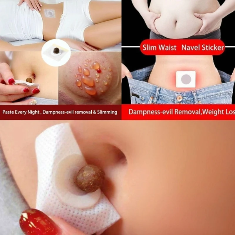 

New Chinese Slimming Patch Mugwort Navel Sticker Fat Burning Patch Belly Patch Dampness-Evil Removal Improve Stomach Discomfort