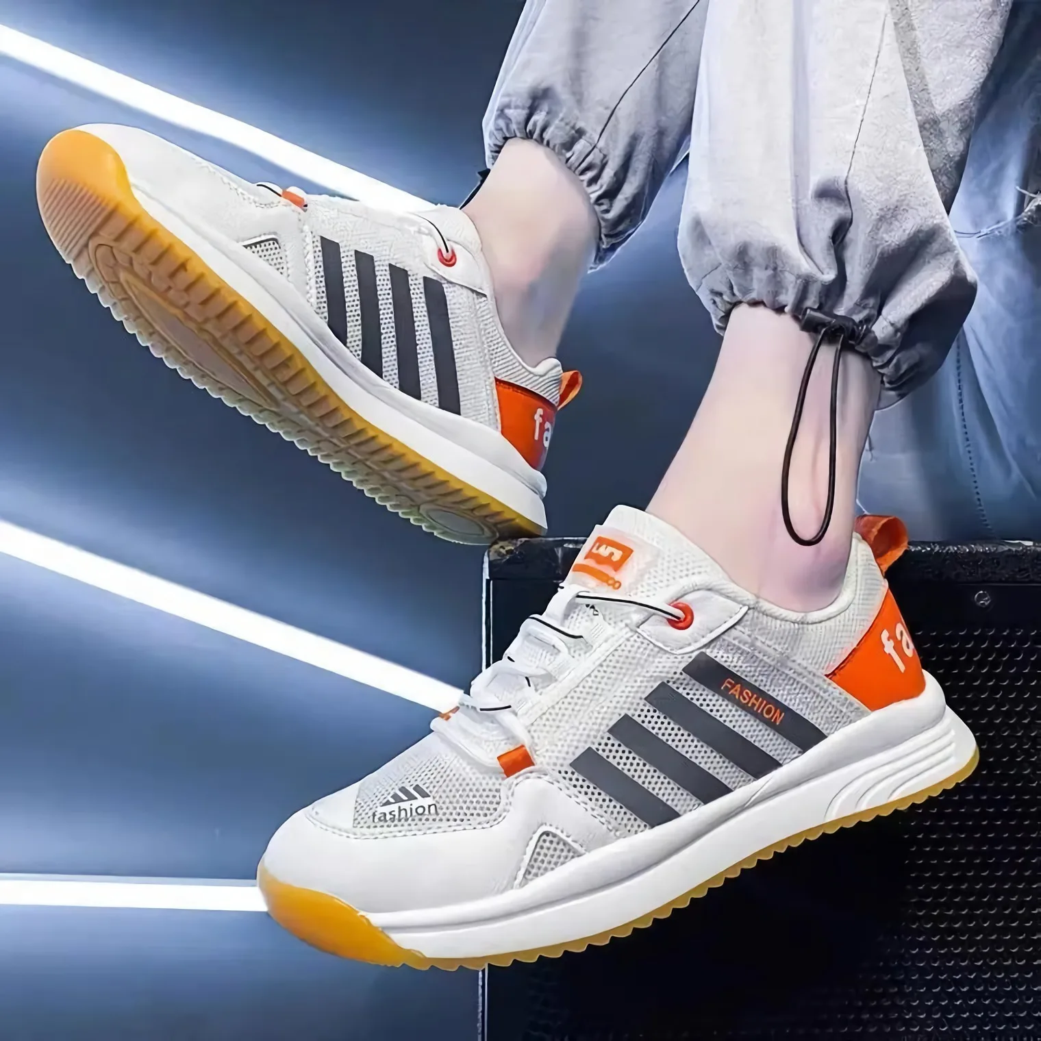 

Men's shoes 2022 spring and autumn casual sports shoes breathable non-slip outdoor leisure sports style men's shoes