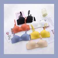 2022 new bra for women comfort wireless gather sexy underwear for womens push up simple lingerie seamless brassiere bralettle