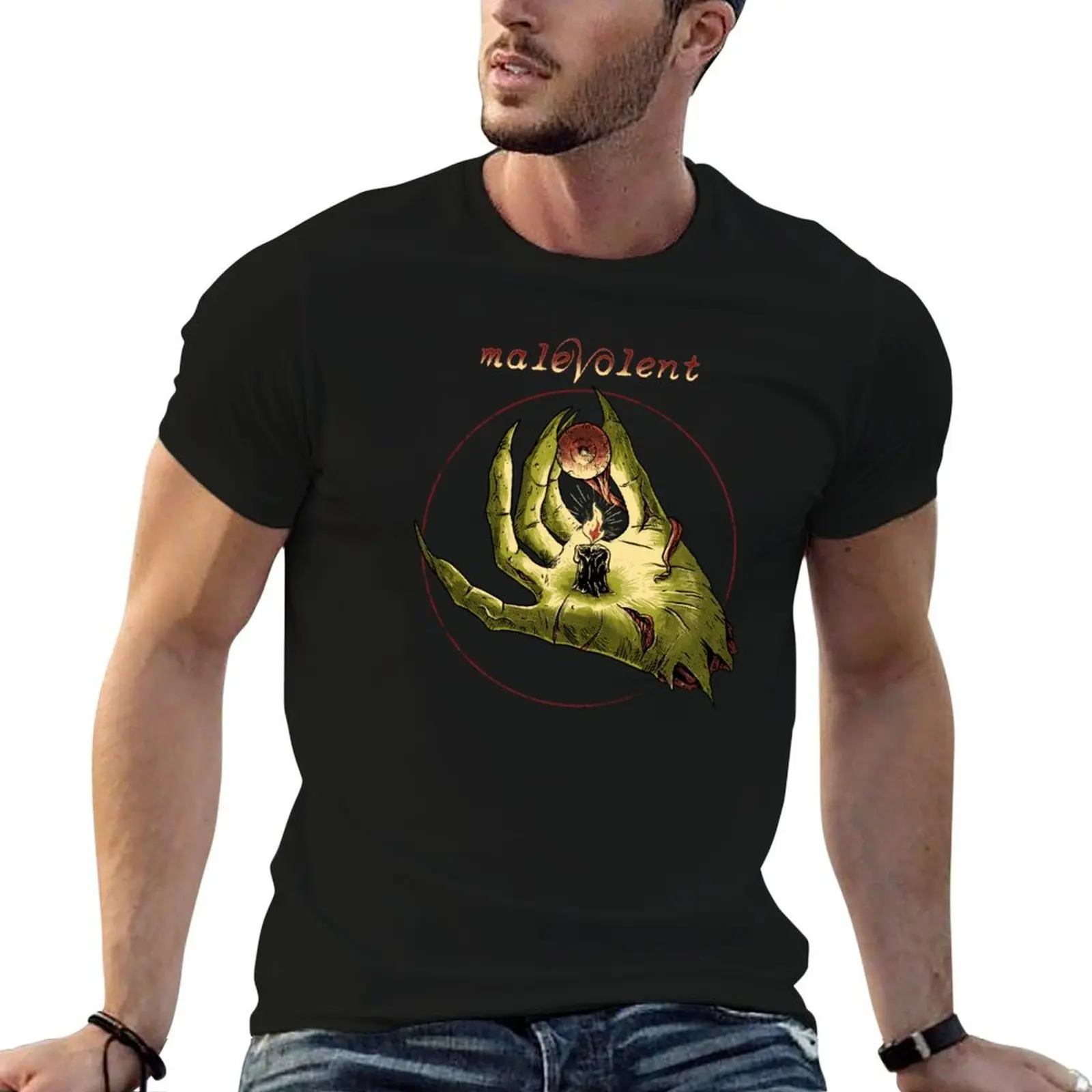 Фото Hand of Malevolence: Simple Tee Dark T-Shirt Удобная футболка для работы №1