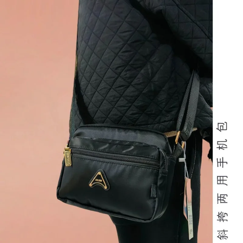2023 New Crossbody Bag Women Versatile Small Single Shoulder Mobile Phone Wrap Nylon Square Bag