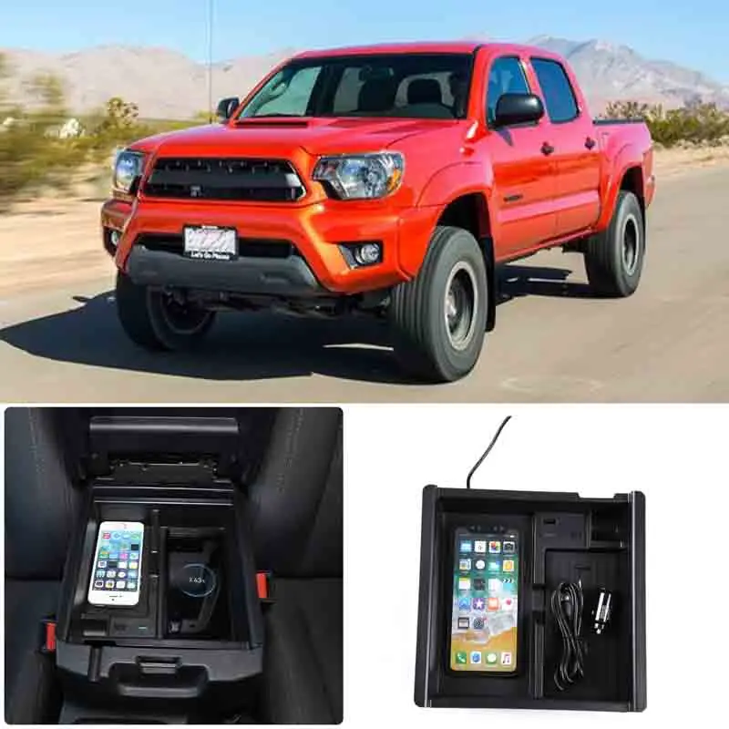 For Toyota Tacoma 2016-2021 Car Modeling Car Wireless Charger Car Modification Accessories