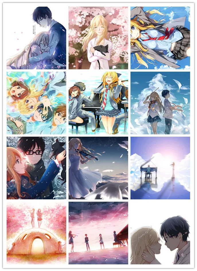 

Sontonga Diamond Painting Comic Your Lie In Apri Diamond Embroidery Cross Stitch Japanese Anime Diamond Mosaic Wall Art Pictures
