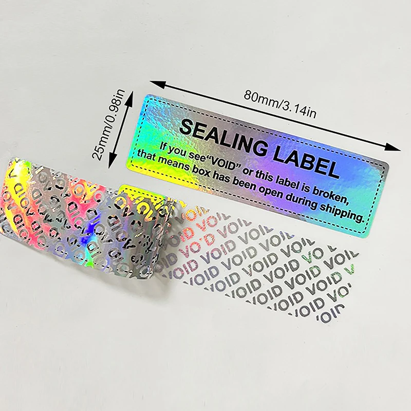 50 шт. гарантия защитная наклейка защитное уплотнение ломтевая бумага защита от