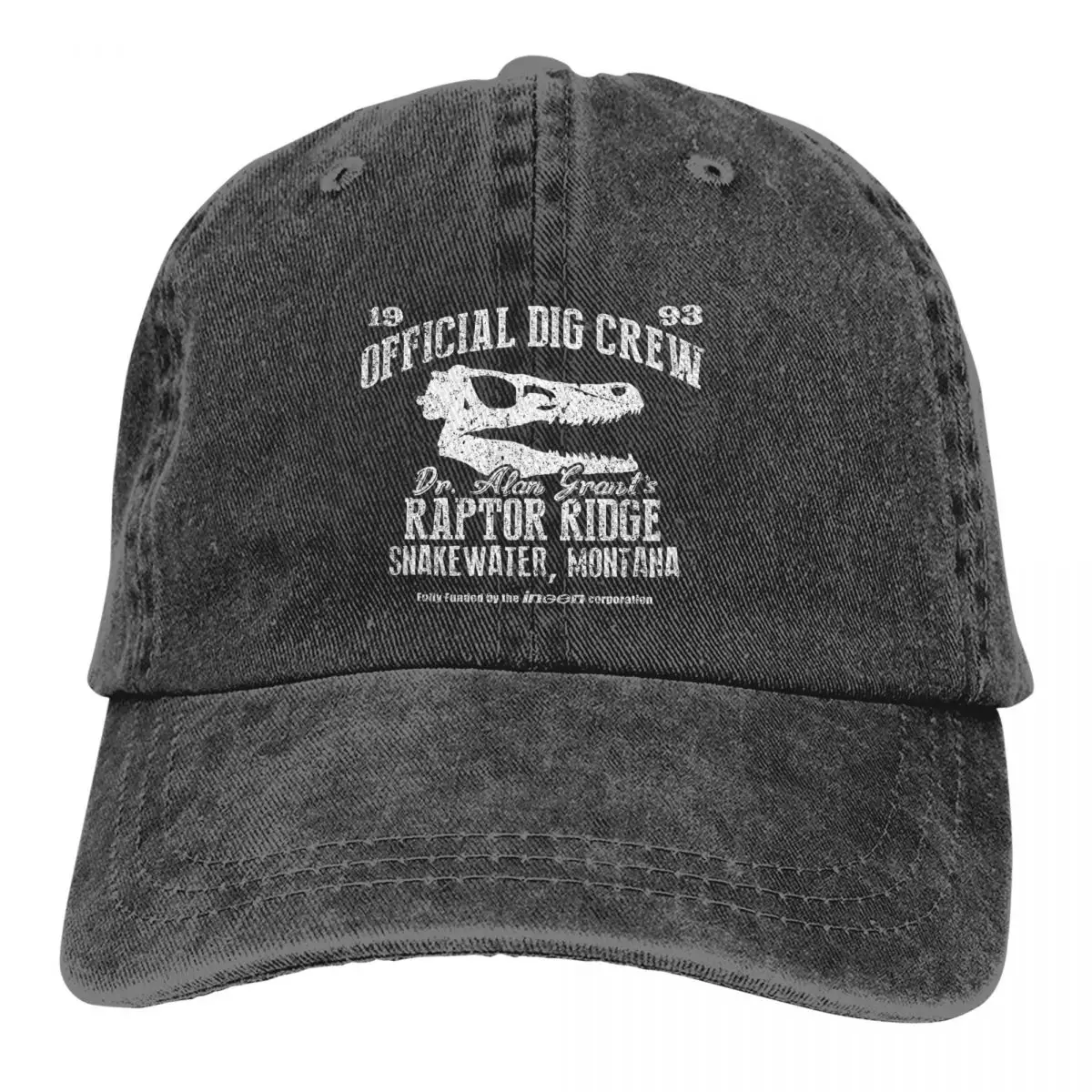 

Raptor Ridge Baseball Caps Peaked Cap Jurassic Park Dinosaur Dr Alan Grant Sun Shade Hats for Men Women
