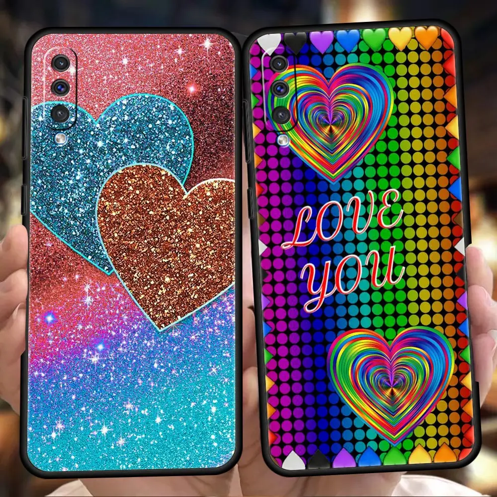 

Love Girl Gift Phone Case For Samsung A12 A22 A02 A03 A03S A50 A70 A20 4G A10 A20S A30 5G Black Silicone Cover Shell Fundas TPU