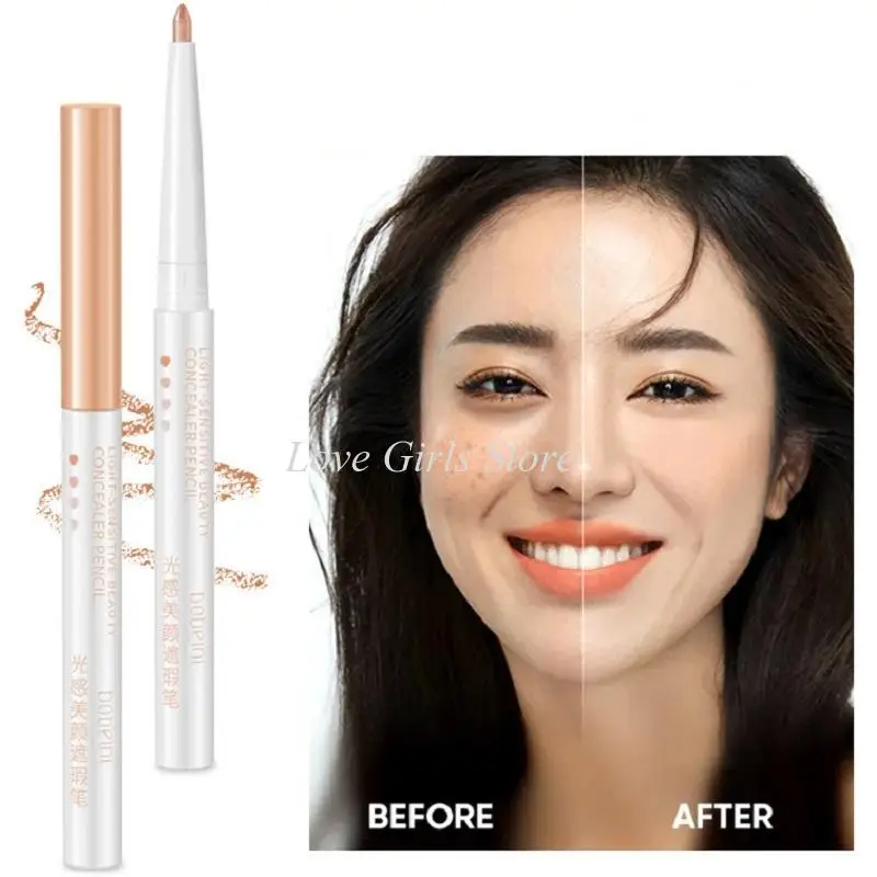 

Lying Silkworm Full Cover Concealer Cover Stick Pencil Conceal Spot Blemish Foundation Waterproof Eyebrow Lip Contouring Makeup