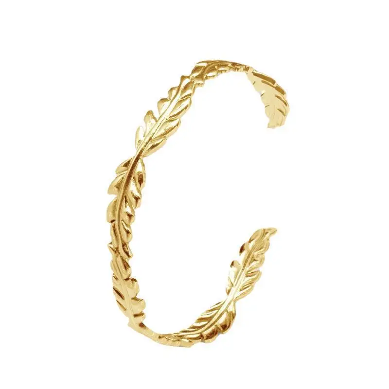

Stainless Steel Adjustable Male and Female Bangle Open Cuff Women Bracelets & Bangles Trendy Luxury Bangle Jewelry Gift
