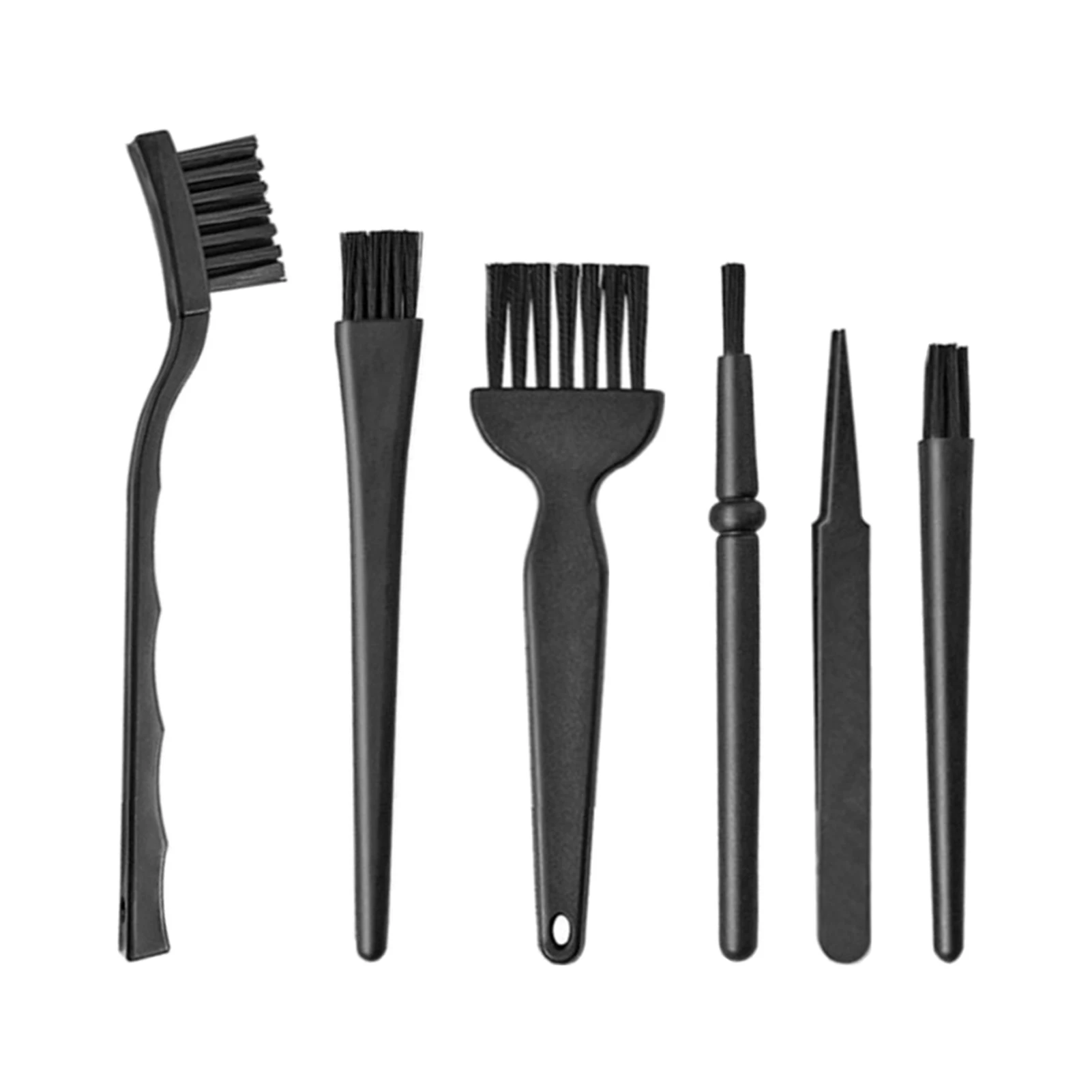 

6pcs/set Durable With Tweezer Anti Static Lightweight Mini Portable Tool Keyboard Cleaning Brush Multifunctional Soft Bristle
