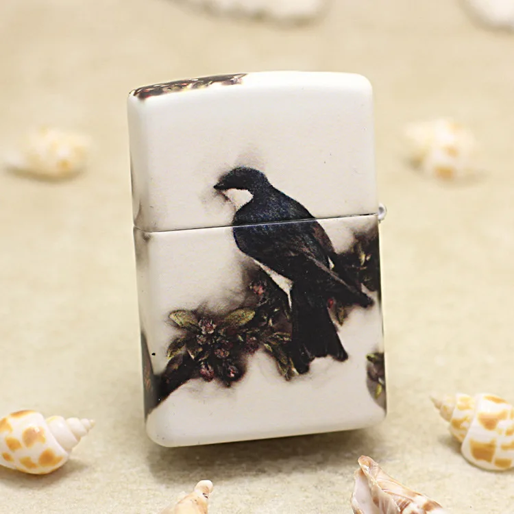 

Оригинальная зажигалка Zippo с цветным принтом, медная ветрозащитная Зажигалка для сигарет, керосиновые зажигалки, подарок, защита от подделк...