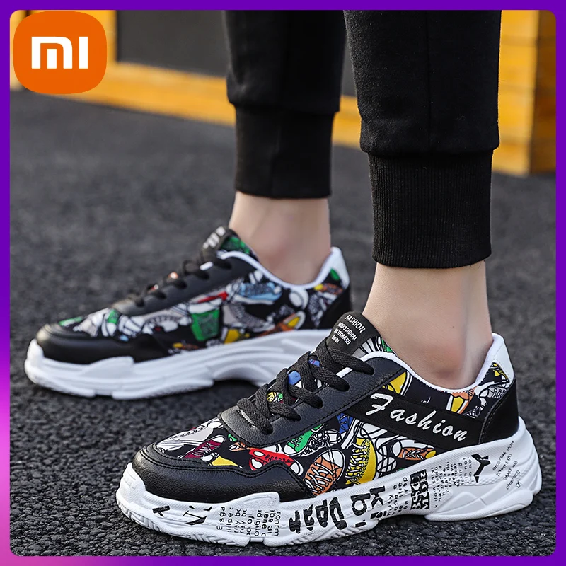 

Xiaomi Men's Sneakers New Street Fashion Casual Shoes Male High Quality Walking Unisex Platform Sneakers Women Zapatillas Hombre