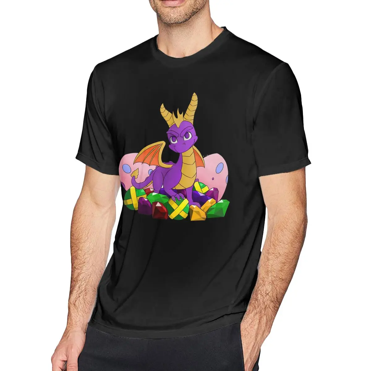 

The Collection T Shirt Men's Pure Cotton Casual T-Shirts Round Neck Tee Shirt Short Sleeve Tops 4XL 5XL