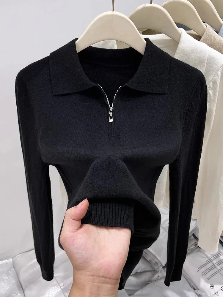 Европейские товары вязаный женский свитер 2024 осень и зима новый французский