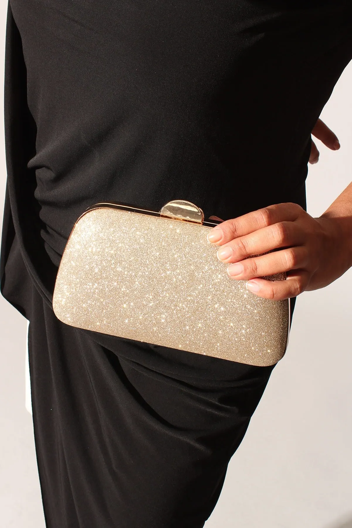 

Fashion Style Sand Glitter Light Gold women's Evening Dress Bag