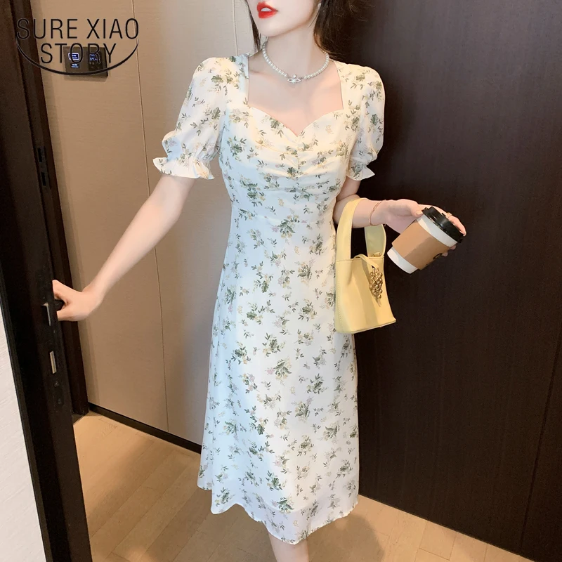 

Женское винтажное платье с коротким рукавом, Элегантное Длинное пляжное платье Вечерние цветочным принтом, модель 22164 на лето