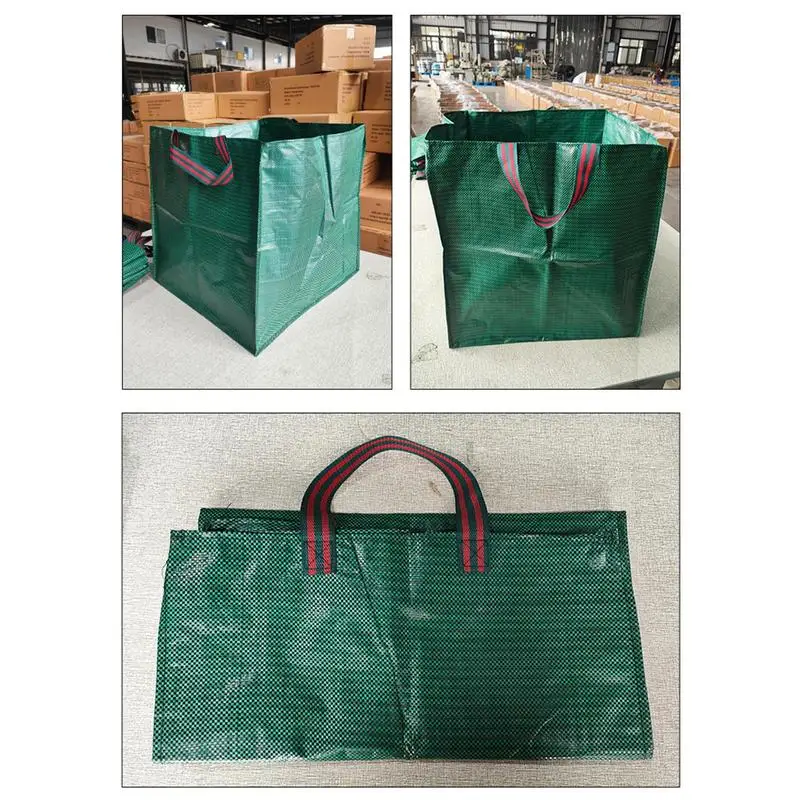 Садовый мешочек для мусора многоразовая плетеная квадратная сумка из