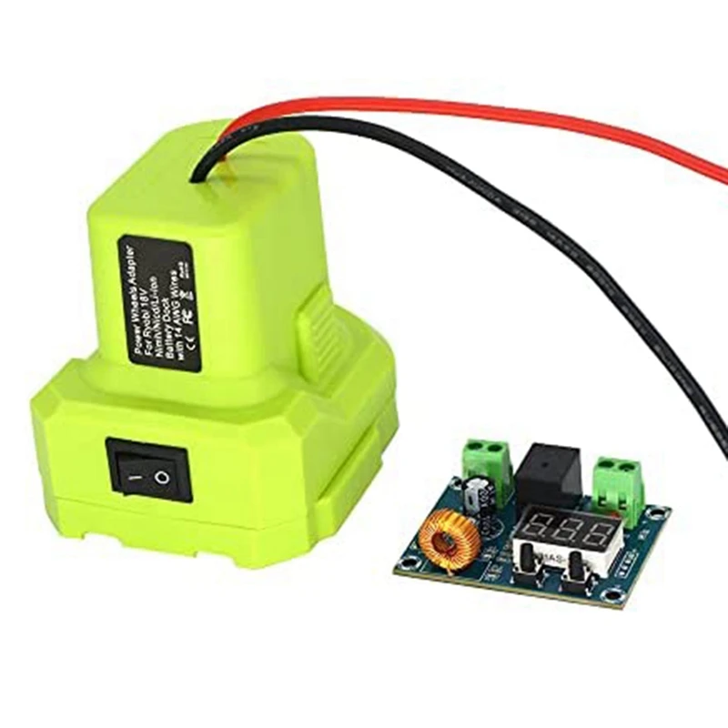 

Адаптер для колес питания С Swich и цифровым фотографическим интерфейсом для аккумулятора Ryobi 18 в, провод преобразователя 14-калибра