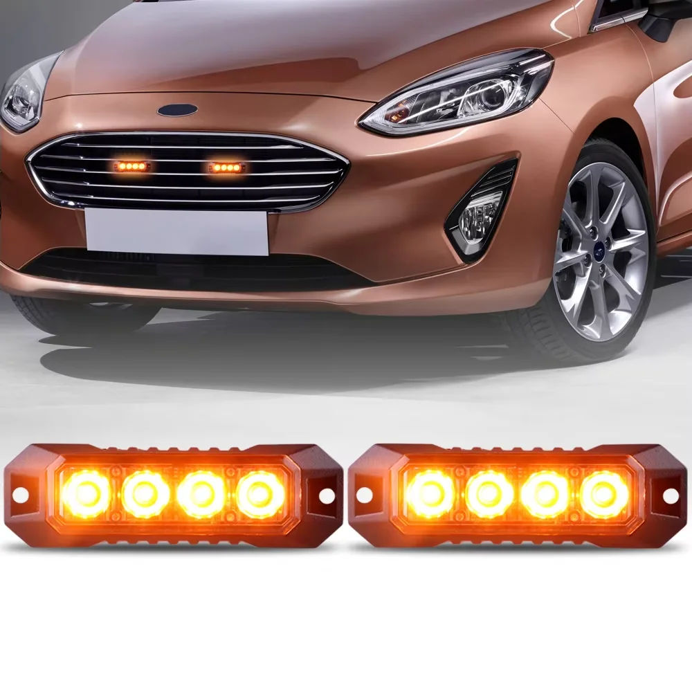 Высокоинтенсивный стробоскоп с 4 светодиодами 2 шт. фотовспышка комплект-17