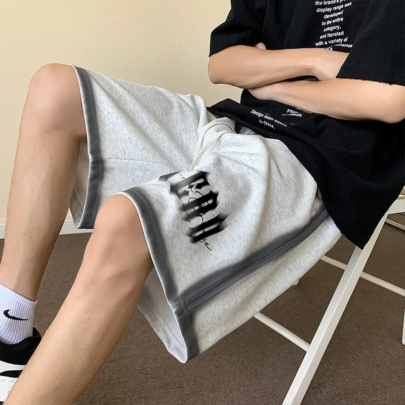 Мужские свободные летние спортивные брюки в американском стиле повседневные