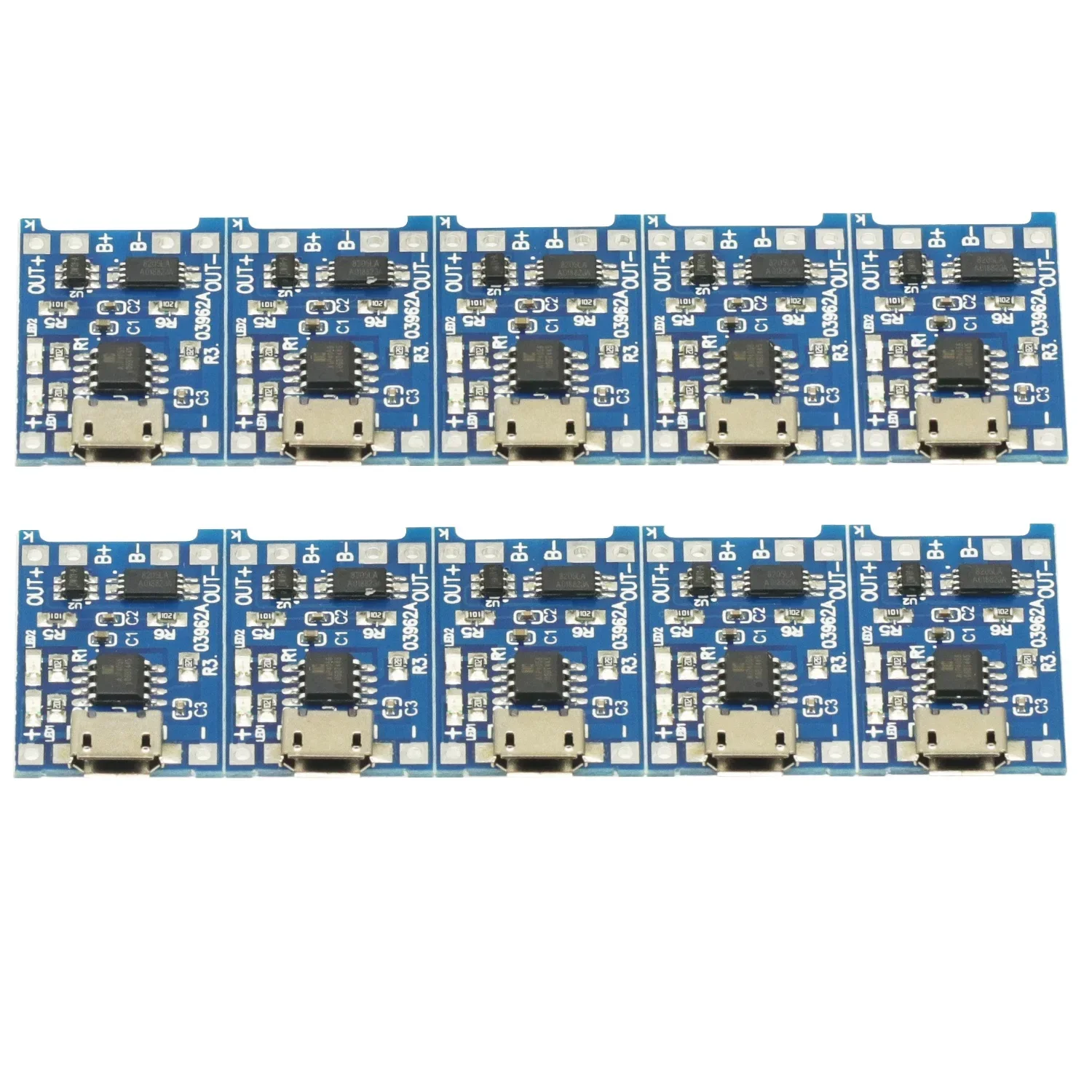 2/5/10 шт. 5 В 1 А Micro USB 18650 плата для зарядки литиевой батареи модуль зарядного