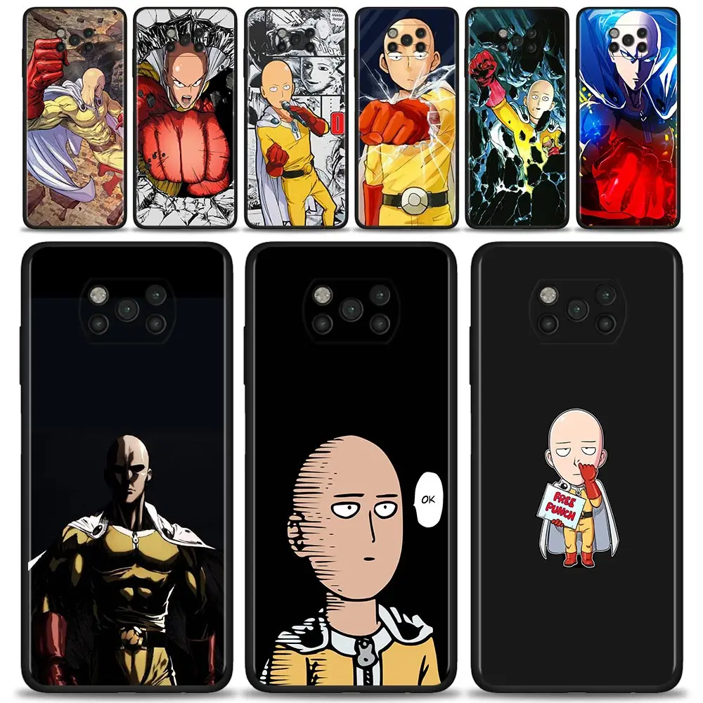 

One Punch Man Master Saitama Phone Case For Xiaomi Poco X3 NFC F3 GT M3 M4 Pro Pocophone F1 9T 10T 11T Pro Note 10 Lite Capa
