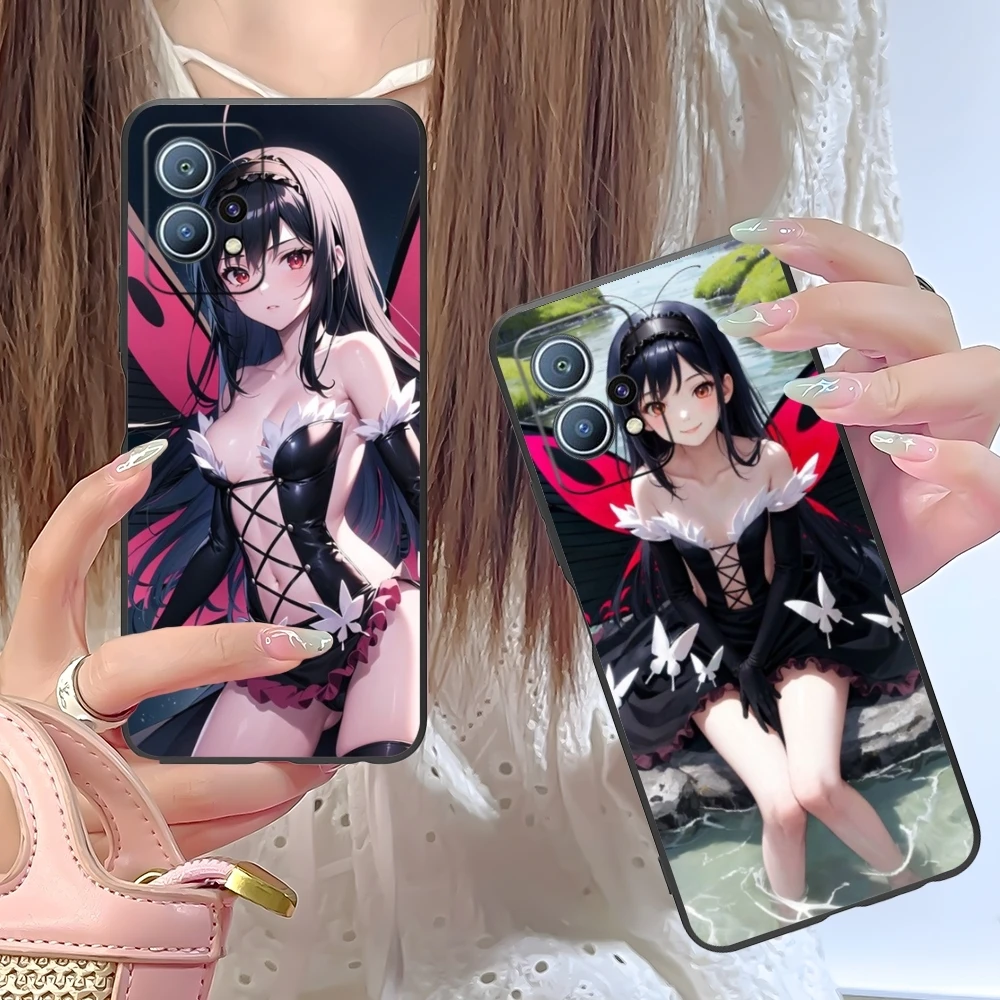 Чехол для мобильного телефона Accel World Kuroyukihime Huawei P60 P50 P40 P30 P20 P10 P9 P8 Pro Lite Plus черный