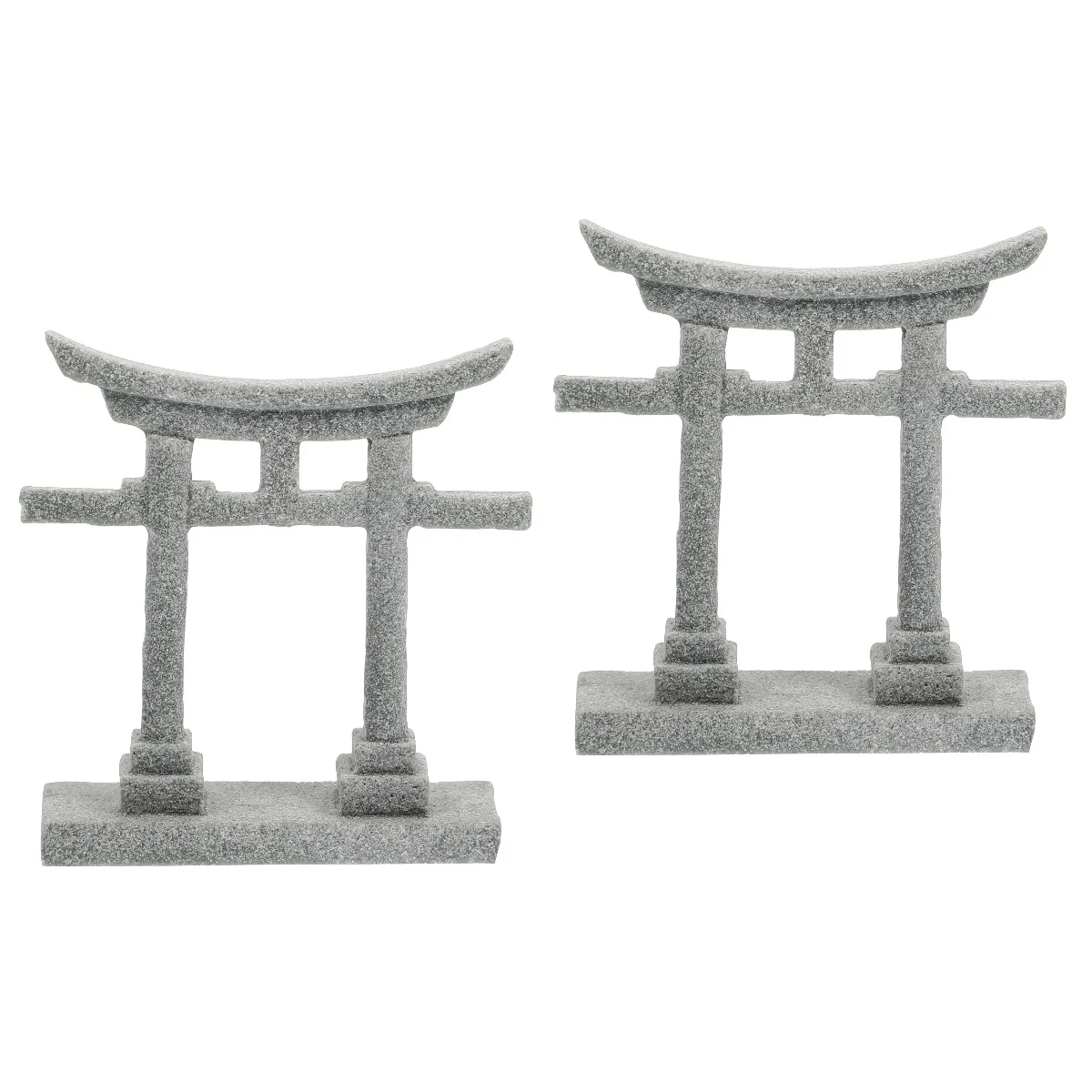

Gate Torii Japanese Decor Tankornament Aquarium Zen Style Imitation Outdoor Shinto Yard Shrine Stonestatue Figurine Craft