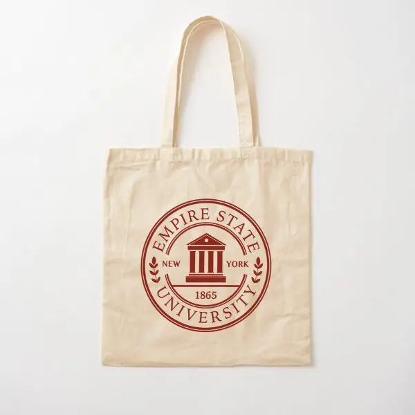 

Хлопковая Холщовая Сумка-тоут империи государственного университета, модный дизайнерский складной многоразовый саквояж на плечо с принто...